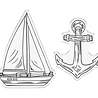 Crafter's Companion Coastal Stamp & Die Out at Sea (CC-CO-STD-OAS) Crafter's Companion Coastal Stamp & Die Out at Sea (CC-CO-STD-OAS)