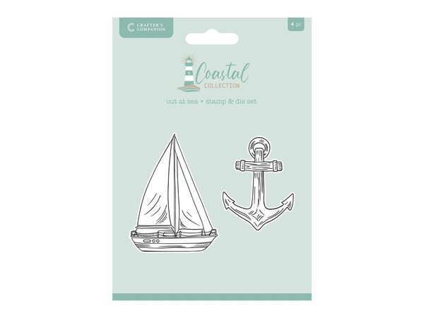 Crafter's Companion Coastal Stamp & Die Out at Sea (CC-CO-STD-OAS) Crafter's Companion Coastal Stamp & Die Out at Sea (CC-CO-STD-OAS)