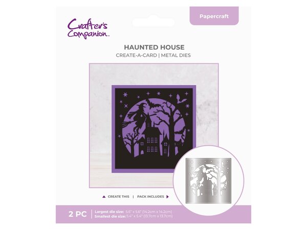 Crafter's Companion Halloween Create-a-Card Dies Haunted House (CC-MD-CAD-HAUH) Crafter's Companion Halloween Create-a-Card Dies Haunted House (CC-MD-CAD-HAUH)
