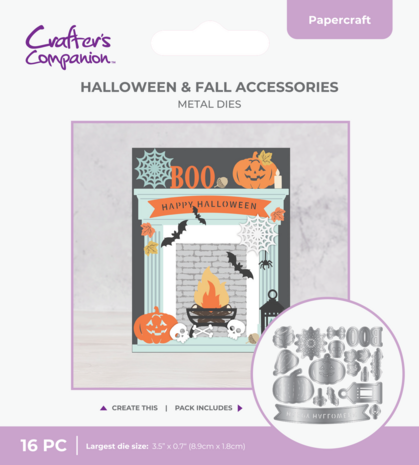 Crafter's Companion Door & Fireplace Stamp & Die Halloween & Fall Accessories (CC-MD-HFAC) Crafter's Companion Door & Fireplace Stamp & Die Halloween & Fall Accessories (CC-MD-HFAC)