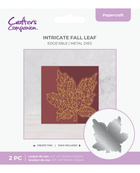 Crafter's Companion Fall Decorative Motif Dies Intricate Fall Leaf (CC-MD-IFLE) Crafter's Companion Fall Decorative Motif Dies Intricate Fall Leaf (CC-MD-IFLE)