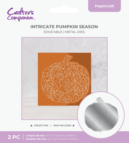 Crafter's Companion Fall Decorative Motif Dies Intricate Pumpkin Season (CC-MD-IPSE) Crafter's Companion Fall Decorative Motif Dies Intricate Pumpkin Season (CC-MD-IPSE)