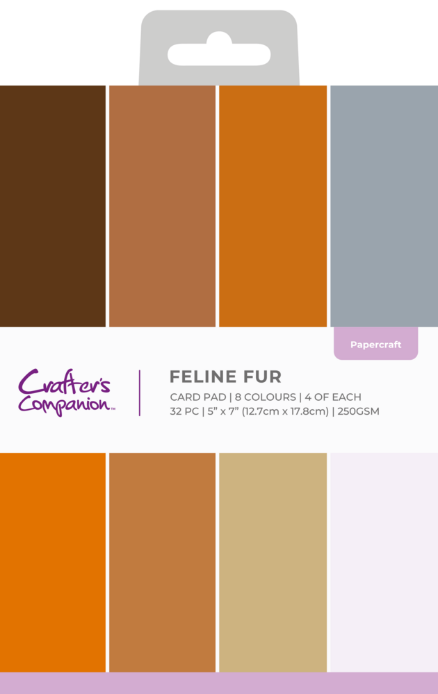 Crafter's Companion Halloween Pet 5x7 Inch Card Pad Feline Fur (CC-PAD5X7-FEFU) Crafter's Companion Halloween Pet 5x7 Inch Card Pad Feline Fur (CC-PAD5X7-FEFU)