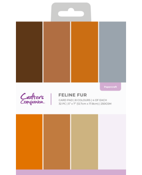 Crafter's Companion Halloween Pet 5x7 Inch Card Pad Feline Fur (CC-PAD5X7-FEFU) Crafter's Companion Halloween Pet 5x7 Inch Card Pad Feline Fur (CC-PAD5X7-FEFU)