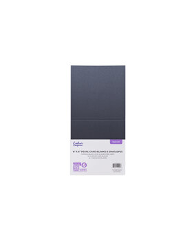 Crafter's Companion Pearl Card & Envelopes 6x6 Inch Purple & Black (80pcs) (CC-PERL-PBCBEN-6X6) Crafter's Companion Pearl Card & Envelopes 6x6 Inch Purple & Black (80pcs) (CC-PERL-PBCBEN-6X6)