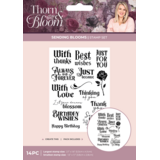 Crafter's Companion Thorn & Bloom Clear Acrylic Stamps Sending Blooms (SS-TB-CA-ST-SEBL)