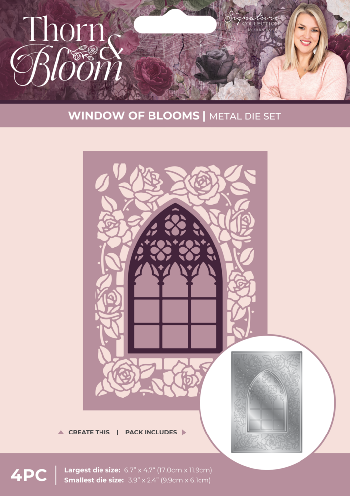 Crafter's Companion Thorn & Bloom Metal Die Create-a-Card Window of Blooms (SS-TB-MD-CAD-WIBL) Crafter's Companion Thorn & Bloom Metal Die Create-a-Card Window of Blooms (SS-TB-MD-CAD-WIBL)