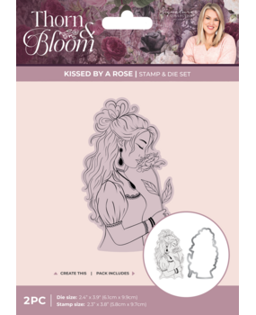 Crafter's Companion Thorn & Bloom Stamp & Die Kissed by a Rose (SS-TB-STD-KBAR)