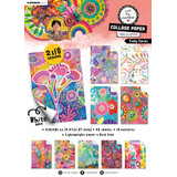 Art By Marlene Funky Florals A4 Collage Paper (ABM-25-DPP396)