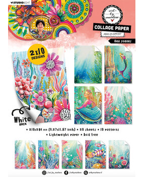 Art By Marlene Sea Scenes A4 Collage Paper (ABM-25-DPP397)