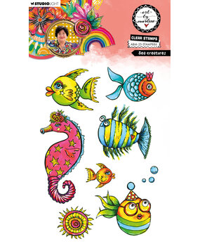 Art By Marlene Sea Creatures Clear Stamp (ABM-25-STAMP886) Art By Marlene Sea Creatures Clear Stamp (ABM-25-STAMP886)