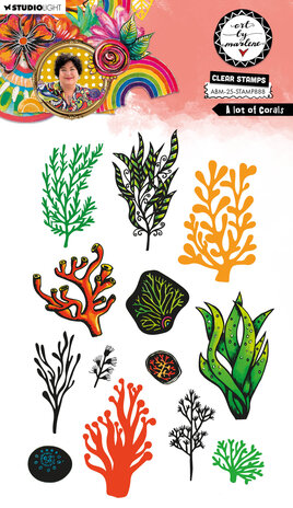 Art By Marlene A lot of Corals Clear Stamp (ABM-25-STAMP888) Art By Marlene A lot of Corals Clear Stamp (ABM-25-STAMP888)