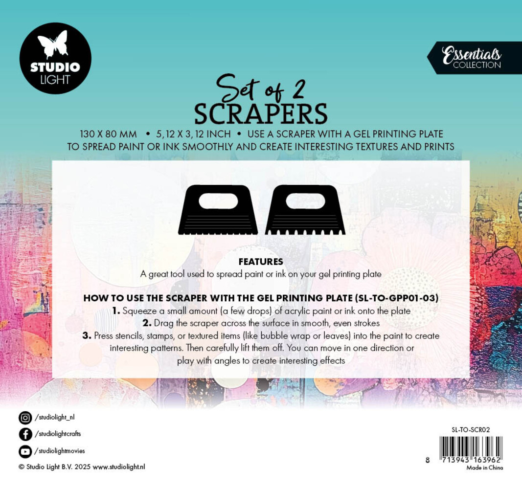 Studio Light Scrapers (2pcs) (SL-TO-SCR02)