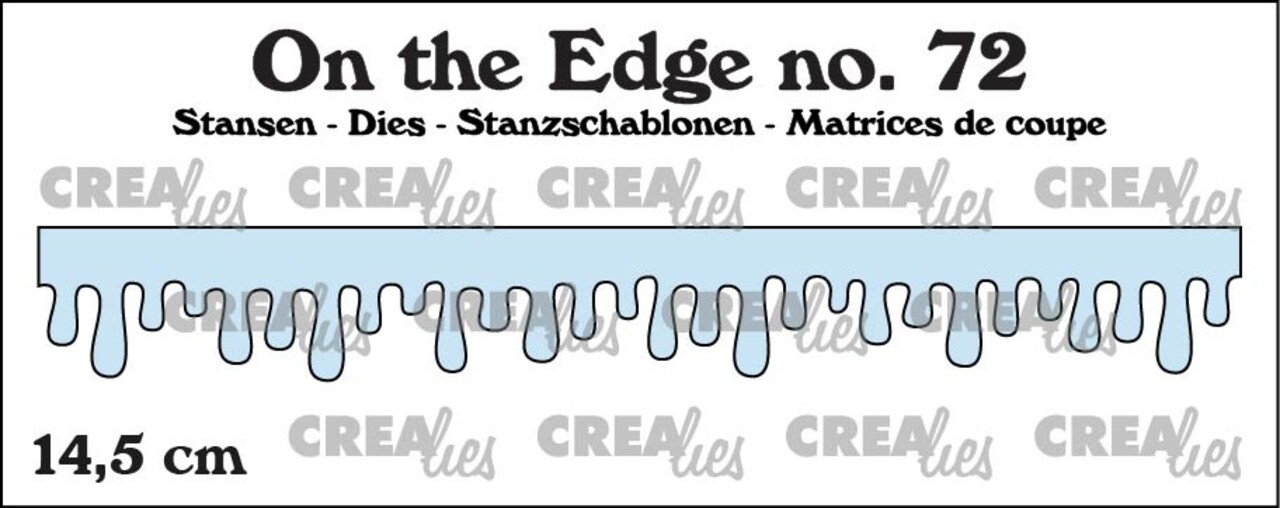 Crealies On the Edge Stansen Ijspegels, Druipende Honing En Glazuur  (CLOTE72) Crealies On the Edge Stansen Ijspegels, Druipende Honing En Glazuur  (CLOTE72)