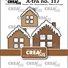 Crealies Xtra Stansen 3X Huisje C Met Sneeuwdak Midden, Groot En Extra Groot (CLXtra117) Crealies Xtra Stansen 3X Huisje C Met Sneeuwdak Midden, Groot En Extra Groot (CLXtra117)
