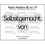 Crealies Texto Positivo Stansen German Selbstgemacht Von (POSDE117)