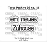 Crealies Texto Positivo Stansen German Ein Neues Zuhause (POSDE118)