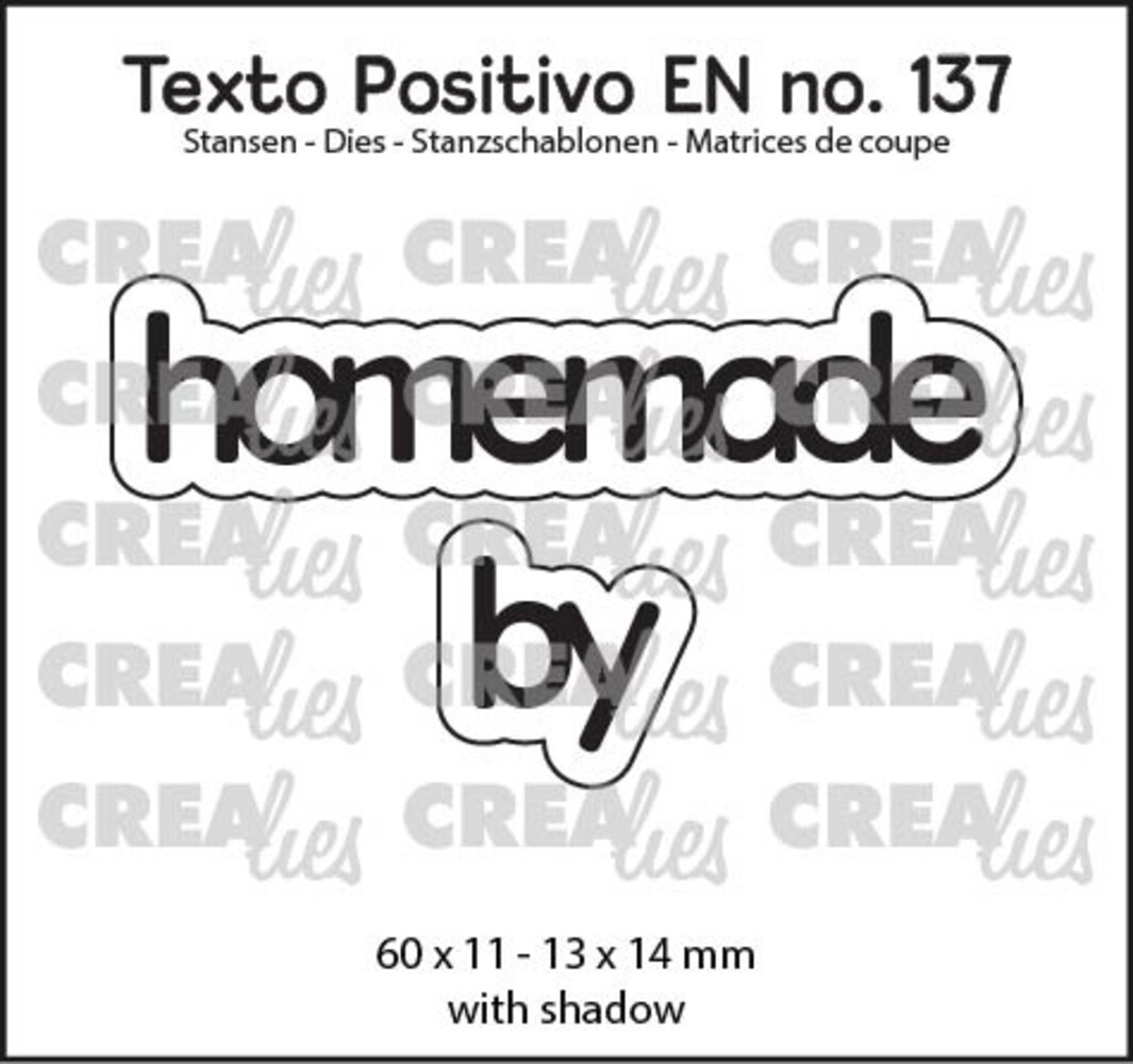 Crealies Texto Positivo Stansen English Homemade By (POSEN137)