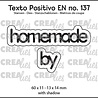 Crealies Texto Positivo Stansen English Homemade By (POSEN137)
