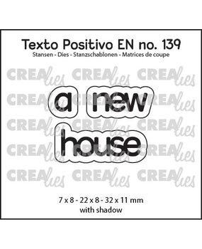 Crealies Texto Positivo English Stansen A New House (POSEN139) Crealies Texto Positivo English Stansen A New House (POSEN139)