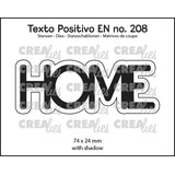 Crealies Texto Positivo English Stansen Home (POSEN208)