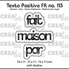Crealies Texto Positivo Stansen French Fait Maison Par (POSFR113)