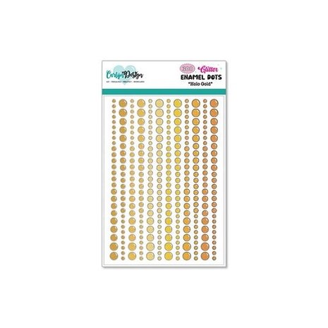 CarlijnDesign Glitter Enamel Dots Holo Gold (300pcs) (CDED-0013) CarlijnDesign Glitter Enamel Dots Holo Gold (300pcs) (CDED-0013)