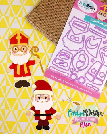 CarlijnDesign Snijmallen Sinterklaasje (CDJD-0065) CarlijnDesign Snijmallen Sinterklaasje (CDJD-0065)