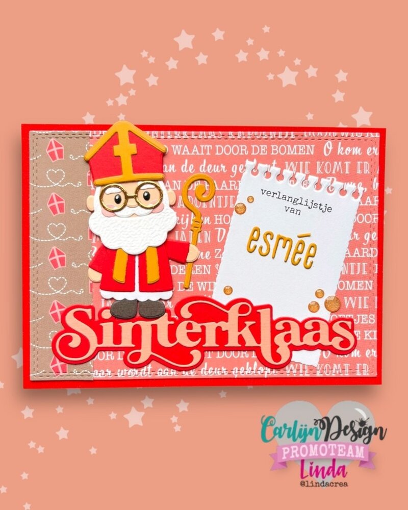 CarlijnDesign Snijmallen Sinterklaasje (CDJD-0065) CarlijnDesign Snijmallen Sinterklaasje (CDJD-0065)