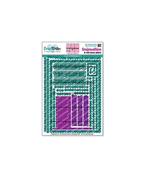 CarlijnDesign Snijmallen A6 Rechthoeken Postage DIY (CDSN-0334) CarlijnDesign Snijmallen A6 Rechthoeken Postage DIY (CDSN-0334)