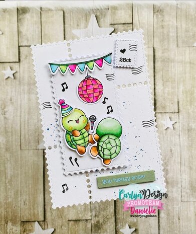 CarlijnDesign Snijmallen Party Turtles (CDSN-0338) CarlijnDesign Snijmallen Party Turtles (CDSN-0338)