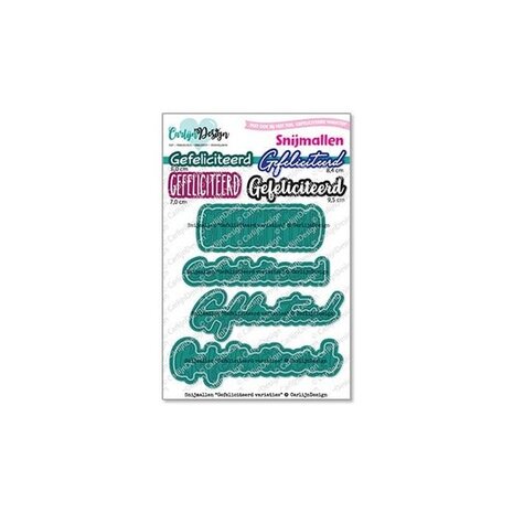 CarlijnDesign Snijmallen Gefeliciteerd Variaties (CDSN-0339) CarlijnDesign Snijmallen Gefeliciteerd Variaties (CDSN-0339)