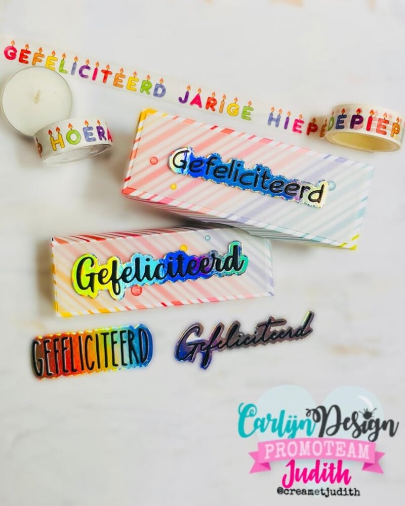 CarlijnDesign Snijmallen Gefeliciteerd Variaties (CDSN-0339) CarlijnDesign Snijmallen Gefeliciteerd Variaties (CDSN-0339)