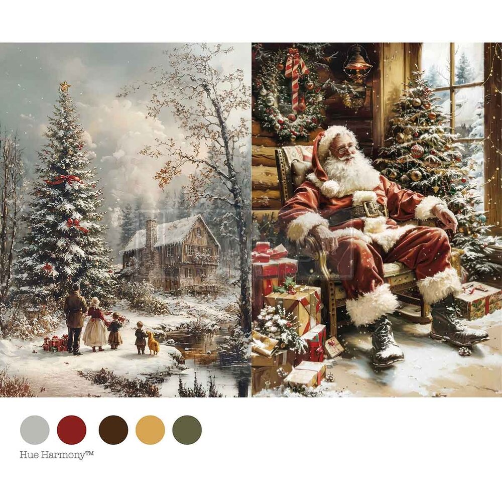 Re-Design Silent Night Stories A4 Decoupage Fiber (678265) Re-Design Silent Night Stories A4 Decoupage Fiber (678265)