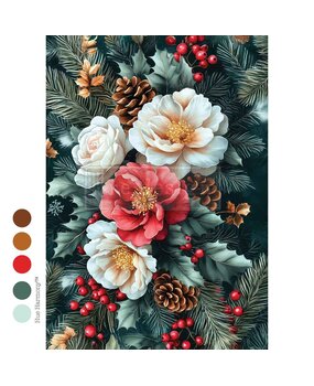 Re-Design with Prima Winter'S Grace A4 Decoupage Fiber (678296)