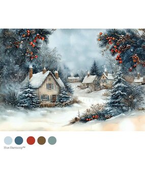 Re-Design Winter Hearth A4 Decoupage Fiber (678371) Re-Design Winter Hearth A4 Decoupage Fiber (678371)