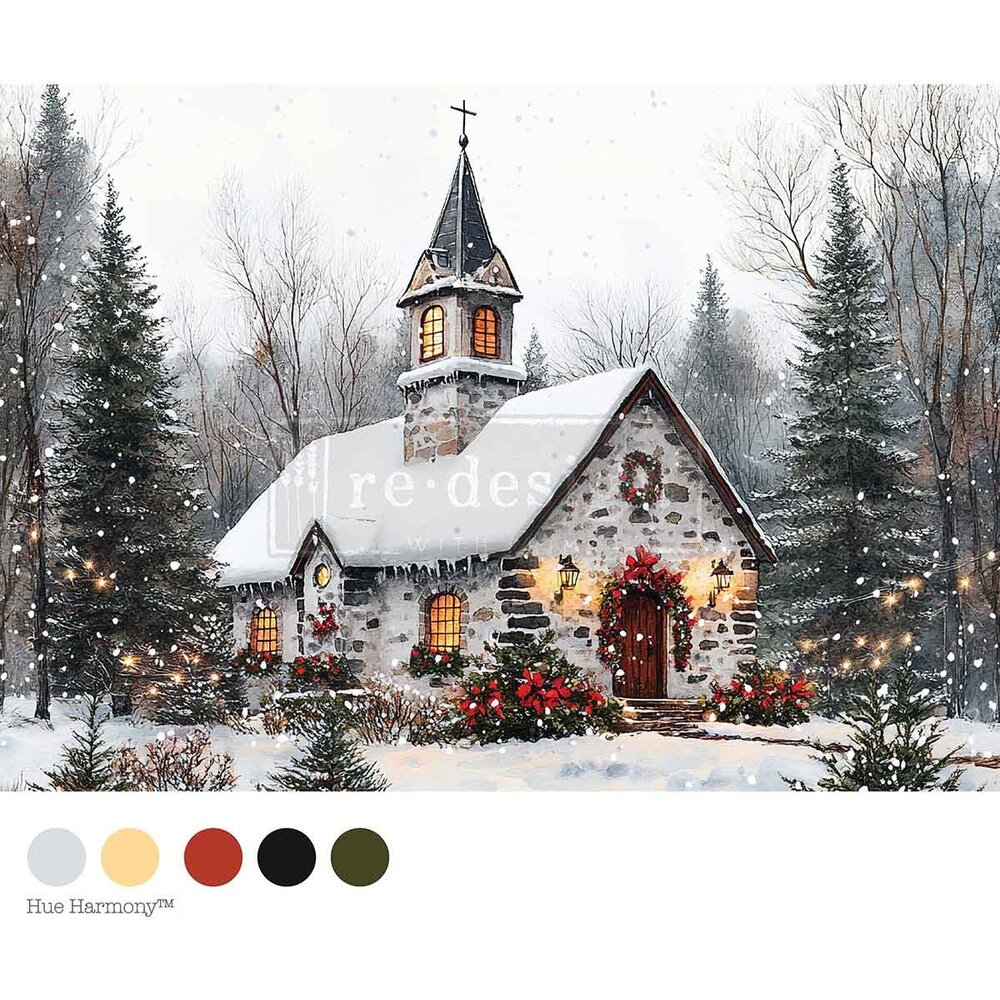 Re-Design with Prima Cozy Barn Blessings A4 Decoupage Fiber (678388) Re-Design with Prima Cozy Barn Blessings A4 Decoupage Fiber (678388)