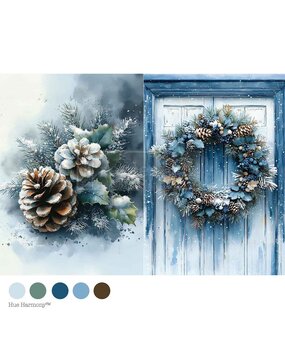Re-Design with Prima Wreath Of Whispers A4 Decoupage Fiber (678432)
