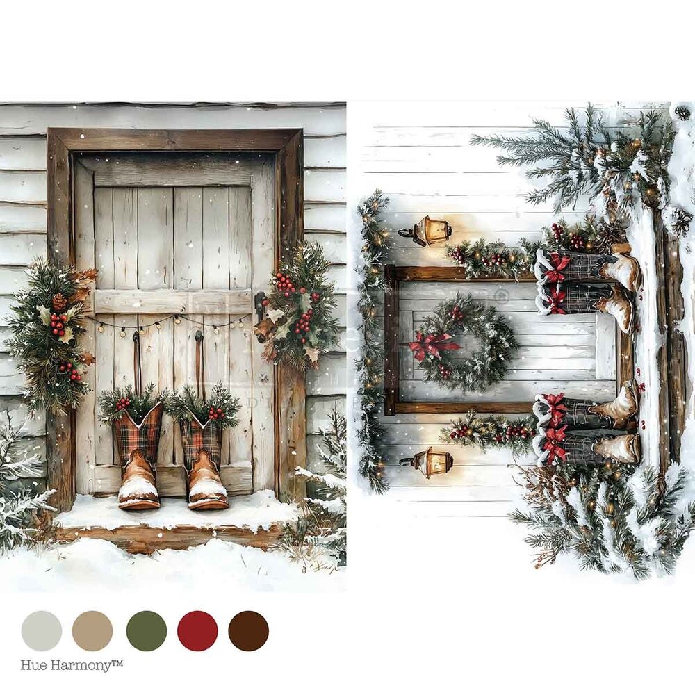 Re-Design Plaid & Pine A4 Decoupage Fiber (678449) Re-Design Plaid & Pine A4 Decoupage Fiber (678449)
