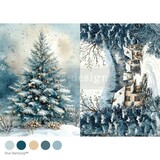 Re-Design Silent Night Sparkle A4 Decoupage Fiber (678470)