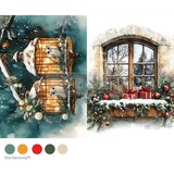 Re-Design with Prima Noel Night Owl A4 Decoupage Fiber (678494)