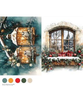Re-Design with Prima Noel Night Owl A4 Decoupage Fiber (678494)