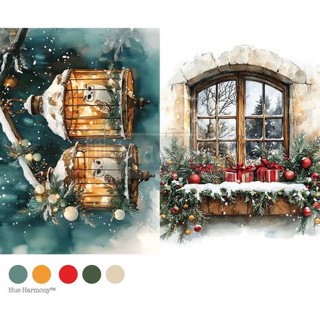 Re-Design Noel Night Owl A4 Decoupage Fiber (678494) Re-Design Noel Night Owl A4 Decoupage Fiber (678494)