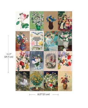 Re-Design with Prima Floral Ambiance A4 Decoupage Fiber (678968)