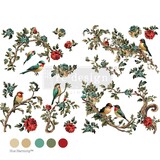 Re-Design Rosette Aviary 24x35 Inch Decor Transfers (679927)
