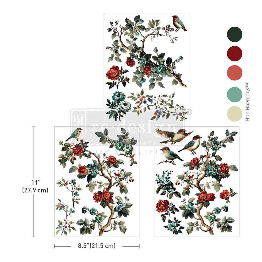 Re-Design The Rosy Nest 8x5x11 Inch Middy Transfers (3pcs) (679934) Re-Design The Rosy Nest 8x5x11 Inch Middy Transfers (3pcs) (679934)