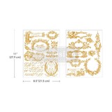 Re-Design with Prima Kacha Label De Luxe 8,5x11 Inch Middy Foil Transfers (2pcs) (680411)