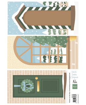 Marianne Design Decoupage Sheet A4 Home for Christmas by Marleen (AK0100) Marianne Design Decoupage Sheet A4 Home for Christmas by Marleen (AK0100)