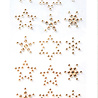 Marianne Design Decorations Stars Rhinestones Gold (CA3217) Marianne Design Decorations Stars Rhinestones Gold (CA3217)