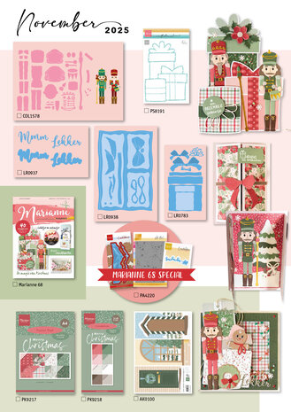 Marianne Design Leaflet The Collection # 155 November 2025 (CAT13155) (DISCONTINUED)